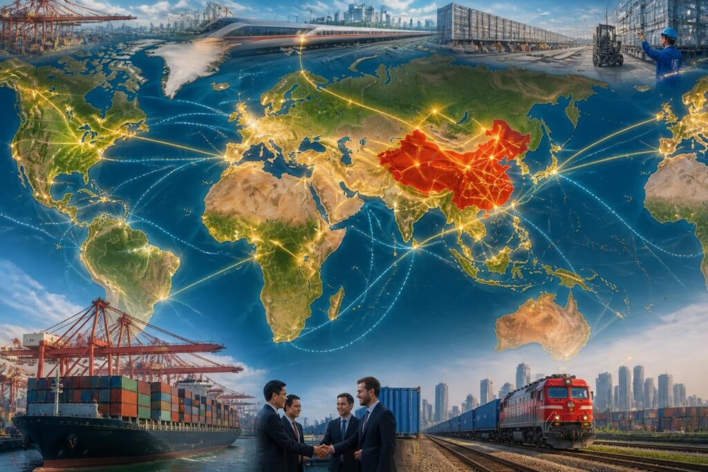 découvrez comment la chine déploie sa stratégie économique mondiale à travers les nouvelles routes de la soie, un projet ambitieux visant à renforcer les échanges commerciaux et à étendre son influence internationale.