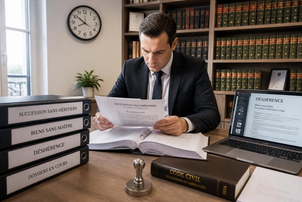 découvrez la procédure et la gestion des biens sans maître en cas de succession en déshérence, pour mieux comprendre vos droits et démarches légales.