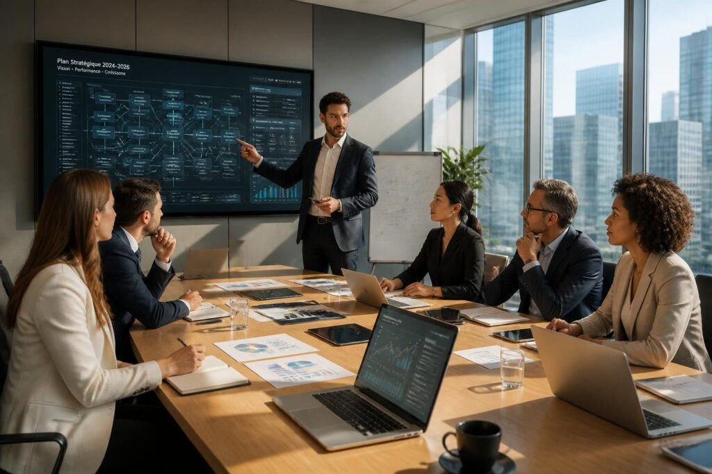 découvrez comment définir une stratégie d'entreprise efficace pour assurer la croissance et la réussite de votre organisation grâce à notre guide complet sur la stratégie corporate.