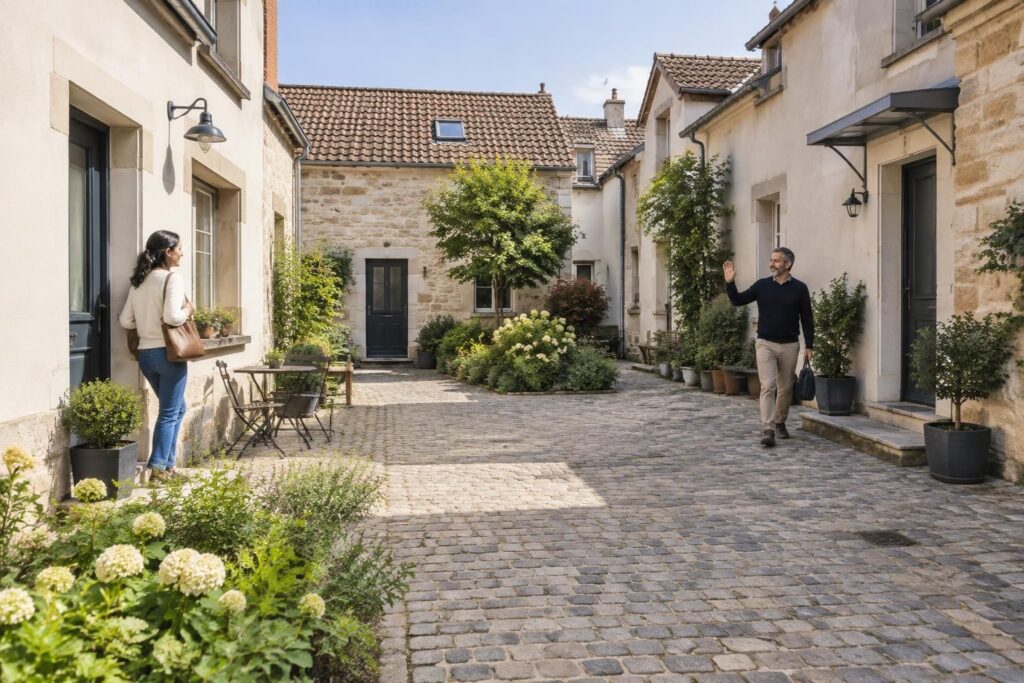 découvrez la définition d’une cour commune sans copropriété, les droits d’usage des riverains et les implications juridiques liées à son entretien et à son accès.