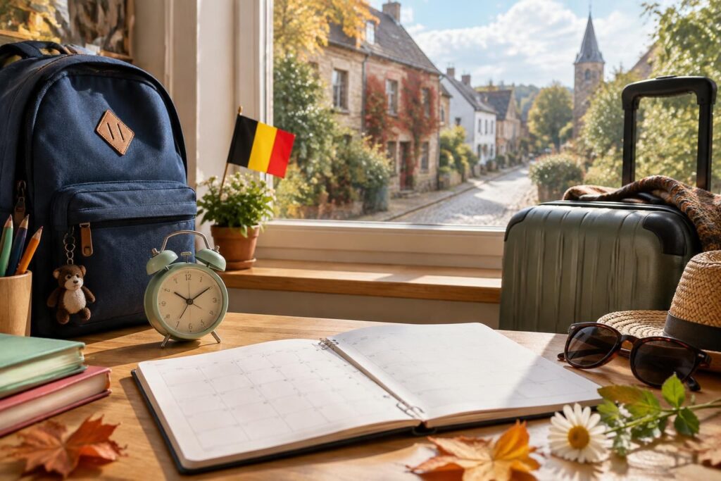 retrouvez les dates des vacances scolaires en belgique, le calendrier par période et les prochaines congés scolaires en wallonie, à bruxelles et en flandre.
